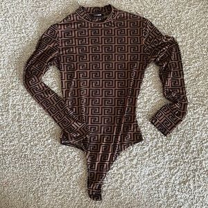 Long sleeve body suit